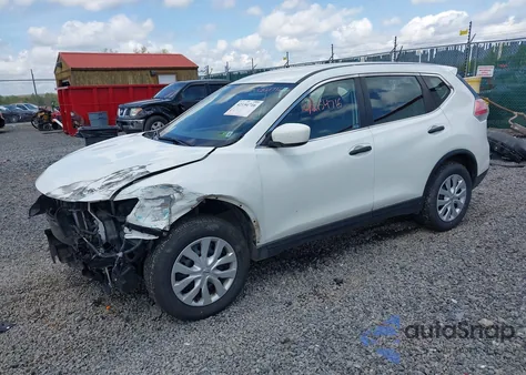 2016 Nissan Rogue S from USA, damaged, VIN KNMAT2MV3GP737837
